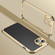 iPhone 13 Pro Max Four Corners Shockproof Metal Frame Phone Case  - Gold