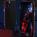 iPhone 13 Pro Max Aurora Series Lens Protector + Metal Frame Protective Case  - Black Red