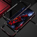 iPhone 13 Pro Max Aurora Series Lens Protector + Metal Frame Protective Case  - Black Purple