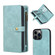 iPhone 13 Pro Max Zipper Wallet Detachable MagSafe Leather Phone Case - Blue