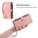iPhone 13 Pro Max Zipper Wallet Detachable MagSafe Leather Phone Case - Pink
