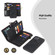 iPhone 13 Pro Max Zipper Wallet Detachable MagSafe Leather Phone Case - Black
