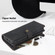 iPhone 13 Pro Max Zipper Wallet Detachable MagSafe Leather Phone Case - Black