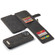iPhone 13 Pro Max CaseMe 007 Multifunctional Detachable Billfold Phone Leather Case  - Black
