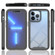 iPhone 13 Pro Starry Sky Solid Color Series Shockproof PC + TPU Case with PET Film  - Light Purple