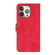 iPhone 13 Pro Antelope Texture Magnetic Buckle Horizontal Flip PU Leather Case with Card Slots & Wallet & Holder  - Red