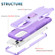 iPhone 13 Pro 3 in 1 PC + TPU Phone Case with Ring Holder  - Purple