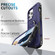 iPhone 13 Pro 3 in 1 PC + TPU Phone Case with Ring Holder  - Navy Blue
