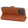 iPhone 13 Pro Litchi Texture Color Matching Horizontal Flip Leather Case with Card Slots & Holder & Wallet & Photo Frame  - Brown