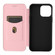 iPhone 13 Pro Carbon Fiber Texture Horizontal Flip TPU + PC + PU Leather Case with Card Slot  - Pink