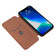 iPhone 13 Pro Carbon Fiber Texture Horizontal Flip TPU + PC + PU Leather Case with Card Slot  - Brown