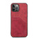 iPhone 13 Pro Card Slots Full Coverage PU+TPU Phone Case  - Red