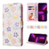 iPhone 13 Pro Bronzing Painting RFID Leather Case  - Bloosoming Flower