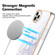 iPhone 13 Pro Marble Pattern Dual-side IMD Magsafe TPU Phone Case - White 006