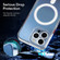 iPhone 13 Pro Cat-eye TPU + Acrylic Magsafe Phone Case  - Purple