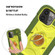 iPhone 13 Pro Shockproof Silicone + PC Protective Case with Dual-Ring Holder  - Avocado