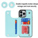 iPhone 13 Pro Double Buckle Rhombic PU Leather Phone Case - Blue