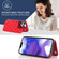 iPhone 13 Pro Double Buckle Rhombic PU Leather Phone Case - Red