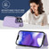 iPhone 13 Pro Double Buckle Rhombic PU Leather Phone Case - Purple