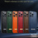 iPhone 13 Pro SULADA Invisible Bracket Leather Back Cover Phone Case - Orange