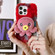 iPhone 13 Pro Octopus Plush TPU Phone Case - Red