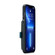 iPhone 13 Pro JEEHOOD Anti-theft Brush Magnetic PU + TPU Protective Case with Card Slot  - Blue