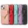iPhone 13 Pro Fashion Buckle Protective Case with Holder & Card Slot & Wallet & Lanyard  - Rose Gold