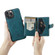 iPhone 13 Pro JEEHOOD Retro Magnetic Detachable Protective Case with Wallet & Card Slot & Holder  - Blue