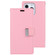 iPhone 13 Pro GOOSPERY RICH DIARY Crazy Horse Texture Horizontal Flip Leather Case with Holder & Card Slots & Wallet  - Pink