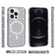 iPhone 13 Pro Terminator Style Glitter Powder MagSafe Magnetic Phone Case  - Grey
