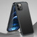 iPhone 13 Pro SULADA Luxury 3D Carbon Fiber Textured Metal + TPU Frame Phone Case - Black