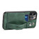 iPhone 13 Pro TPU + PU Leather Shockproof Protective Case with Card Slots and Hand Strap  - Green