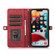 iPhone 13 Pro Zipper Card Slot Buckle Wallet Leather Phone Case - Red
