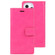 iPhone 13 Pro GOOSPERY MANSOOR Crazy Horse Texture Horizontal Flip Leather Case with Holder & Card Slots & Wallet  - Rose Red