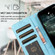 iPhone 13 Pro Retro 2 in 1 Detachable Horizontal Flip Leather Case with Card Slots & Wallet  - Blue