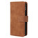 iPhone 13 Pro Multifunctional Phone Leather Case with Card Slot & Holder & Zipper Wallet & Photo Frame  - Brown