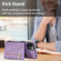 iPhone 13 Pro Zipper Card Holder Phone Case  - Purple