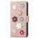 iPhone 13 Pro Stereoscopic Flowers Leather Phone Case  - Pink