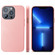 iPhone 13 Pro Lamb Grain PU Back Cover Phone Case - Pink