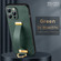 iPhone 13 Pro SULADA Cool Series PC + Leather Texture Skin Feel Shockproof Phone Case   - Green