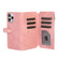 iPhone 13 Pro Dream 9-Card Wallet Zipper Bag Leather Phone Case - Pink