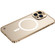 iPhone 13 Pro Metal Frame Frosted PC Shockproof Magsafe Case  - Gold