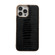 iPhone 13 Pro Genuine Leather Pinshang Series Nano Electroplating Phone Case  - Black