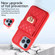 iPhone 13 Pro Card Slot Leather Phone Case - Red