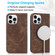 iPhone 13 Pro Wireless Charging Magsafe Leather Phone Case  - Coffe