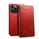 iPhone 13 Pro Baroque Simple Horizontal Flip Leather Case with Holder & Card Slots & Wallet  - Red