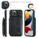 iPhone 13 Pro CaseMe C20 Multifunctional PC + TPU Protective Case with Holder & Card Slot & Wallet  - Black