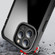 iPhone 13 Pro Waterproof Dustproof Shockproof Transparent Acrylic Protective Case  - Black
