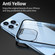 iPhone 13 Pro HD Magnetic Metal Frame Double-sided Tempered Glass Phone Case  - Silver