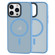 iPhone 13 Pro Brilliant Series MagSafe Micro-frosted Anti-fingerprint PC Phone Case - Blue